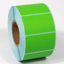 绿色不干胶标签打印纸(150张/卷)40*75mm